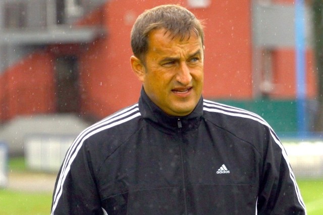 Zbigniew Smółka z drużyną MKS-u zdobył w 24 meczach 35 punktów.