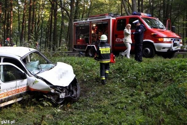 Wypadek ochroniarzy pod Kołobrzegiem