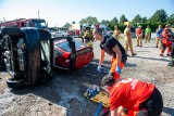 Substancja radioaktywna, pożar i wypadek drogowy w Kunowie. Tak wyglądały ćwiczenia ostrowieckich strażaków