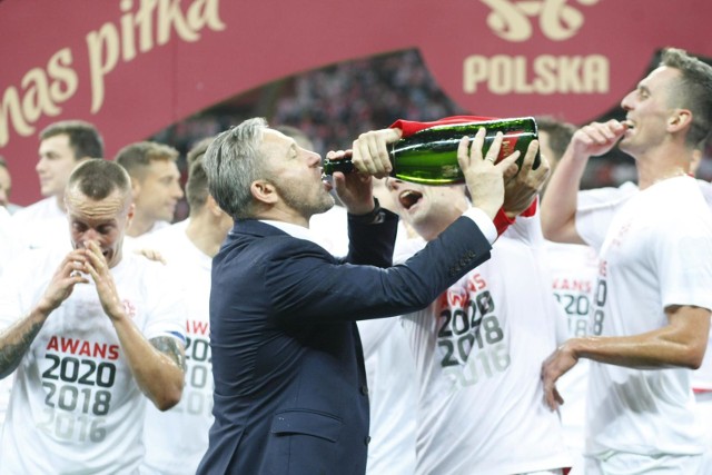 13.10.2019 warszawa pge narodowy mecz polska macedonia polnocna eliminacje uefa euro 2020 pilka nozna sport reprezentacja polski nz fot. szymon starnawski / polska press