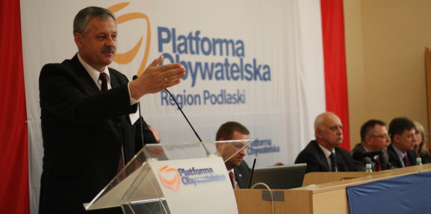 22 maja 2010 roku. Zjazd wyborczy podlaskiej Platformy...