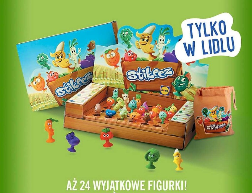 Stikeez w Lidlu bardzo podobne do Świeżaków z Biedronki....