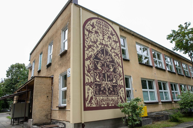 W Białymstoku powstał nowy mural. Malowidło upamiętnia Powstanie w Getcie Białostockim