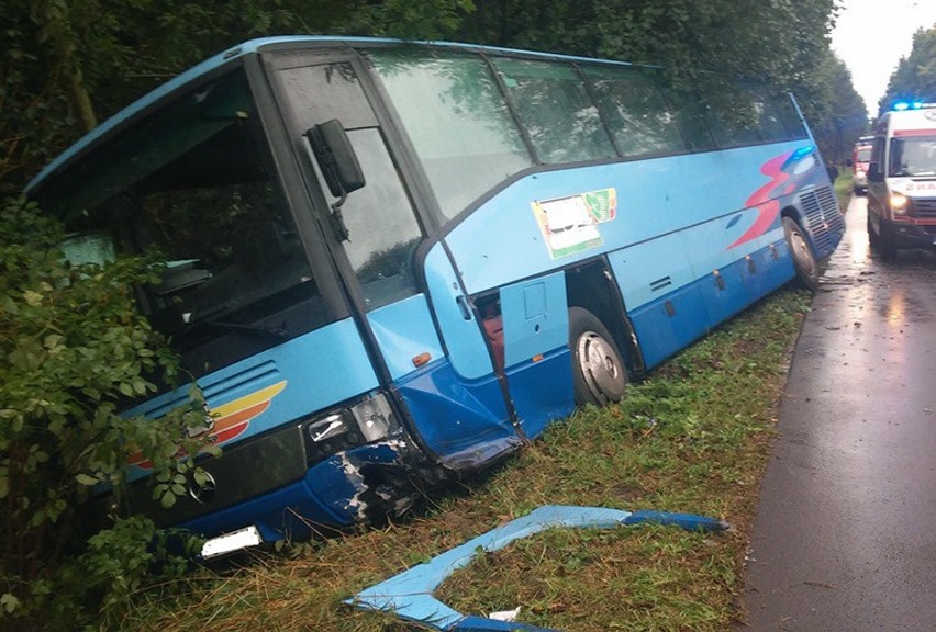 Wypadek wydarzył się między Gościmiem a Goszczanowem.