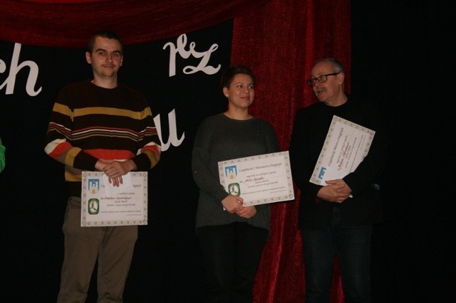 Czaplineccy zwycięzcy: od lewej: Łukasz Smoleński, Alicja Szastko i Andrzej Połoński