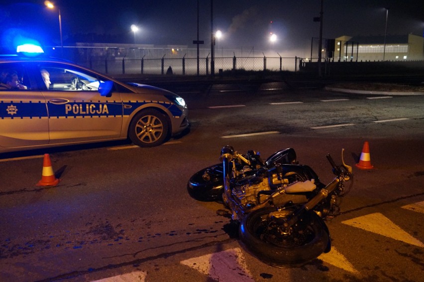 Ostrołęka. Wypadek na obwodnicy. Motocyklista poniósł śmierć 