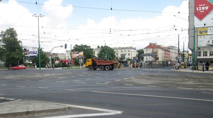 Poznań: Rozpoczął się remont torowiska na Głogowskiej