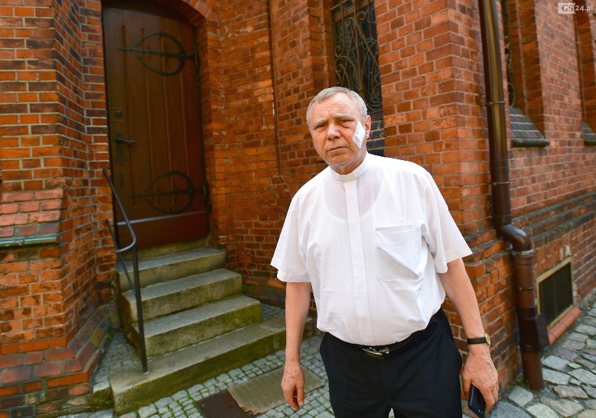Pobicie księdza i kościelnego w Szczecinie. Dziś przesłuchanie zatrzymanych