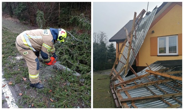 Wichury w Podlaskiem. Wiatr uszkodził linie energetyczne. Ponad 3,7 tys. odbiorców bez prądu