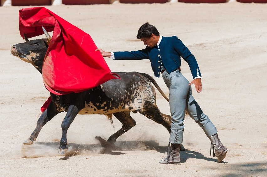 Gonitwy byków są tradycją w Pampelunie i całej Hiszpanii....