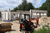 Trwa budowa nowej remizy z biblioteką w Parsęcku koło Szczecinka [ZDJĘCIA]