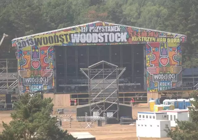 Tak wygląda dekoracja dużej sceny Przystanku Woodstock 2013. Jak się wam podoba?