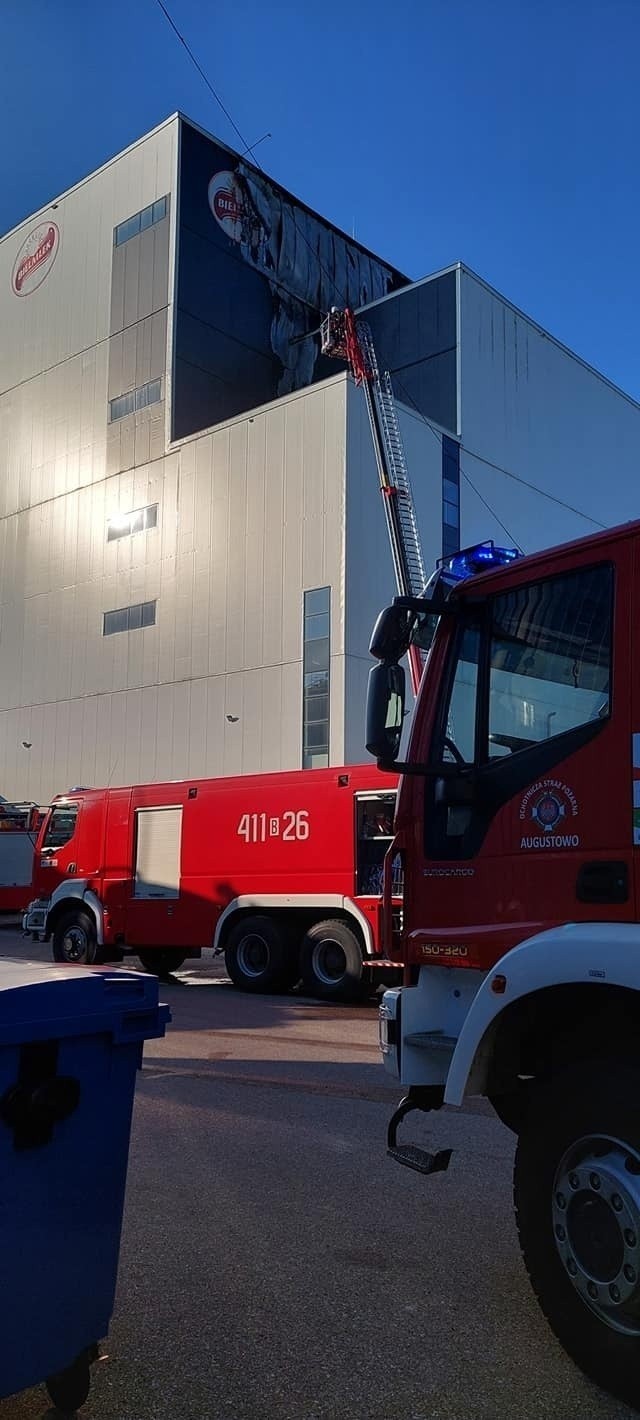 Bielsk Podlaski. Był pożar w Spółdzielni Mleczarskiej Bielmlek, a teraz czas na śledztwo