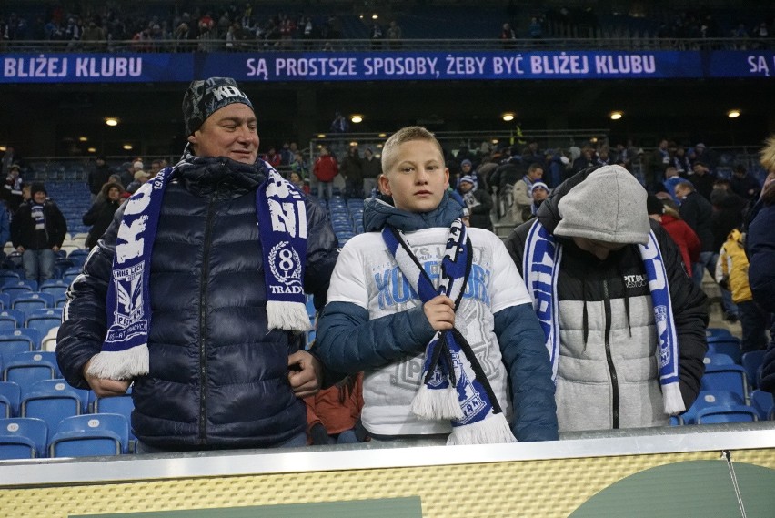 Podczas meczu Lech Poznań - Wisła Płock (2:1) atmosfera na...