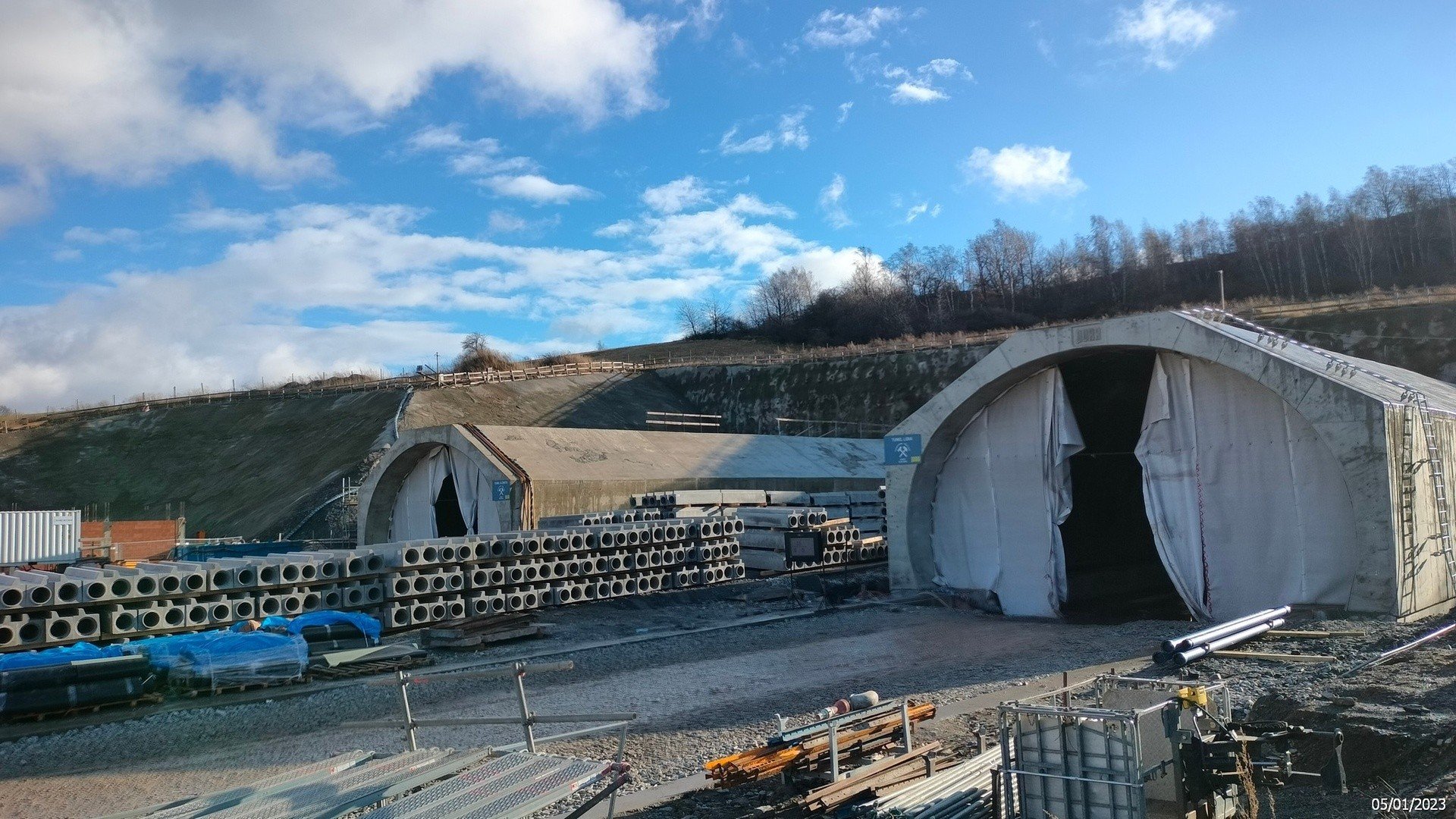 2023 At the construction site in the lower part of Silesia from S3 – we are searching a giant tunnel