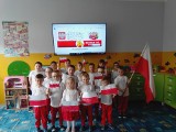 W przedszkolu w Szarbkowie świętowali już nadchodzący Dzień Flagi. Zdjęcia