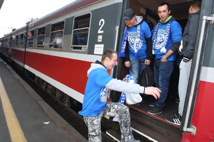 Kibice Lecha Poznań od dwóch lat na finał Pucharu Polski...