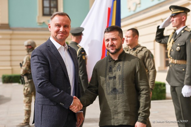 Andrzej Duda odwiedził we wtorek Ukrainę