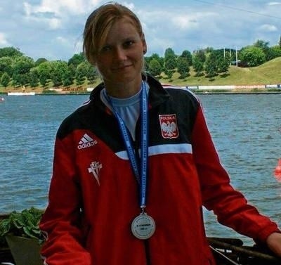 Anna Włosik z medalem młodzieżowych mistrzostw Europy FOT. ARCHIWUM