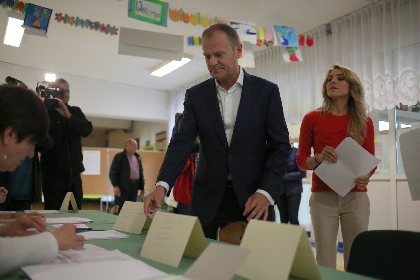Wybory prezydenckie 2015: Korwin-Mikke głosował z wnuczkami, Duda z żoną i córką... [ZDJĘCIA][VIDEO]