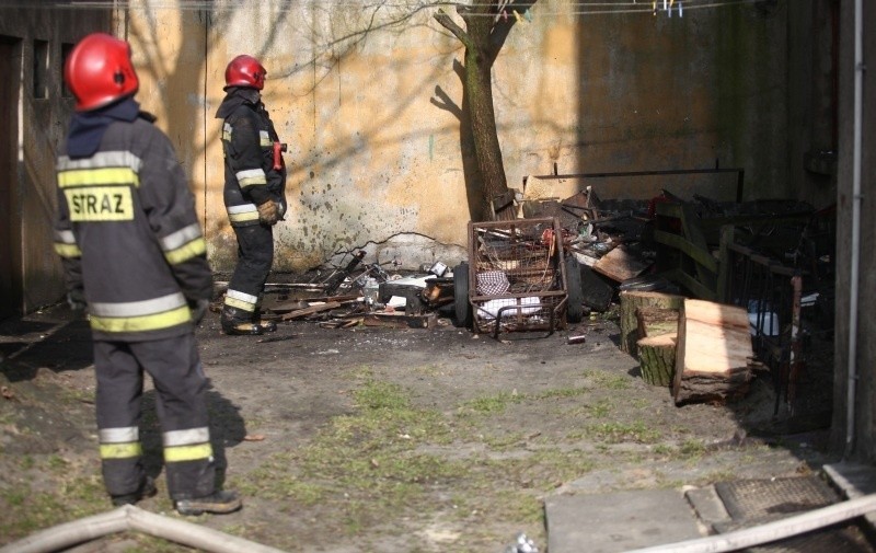 Pożar mieszkania na ul. Powstańców Wielkopolskich [zdjęcia]