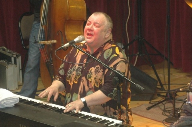 Stanislaw Soyka przyjechal do Rudnik na otwarcie Centrum Spotkan Muzyków Jazzowych.