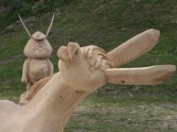Pszczew: Drewniane zwierzaki są plonem pleneru