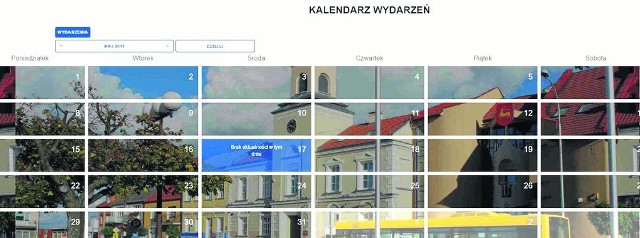 Według miejskiej aplikacji od 30 kwietnia w Łomży nie ma wydarzeń