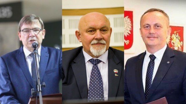 W skład rady Nadzorczej Polskiego Radia Białystok wchodzą (od lewej): sekretarz Jan Orłowski, przewodniczący Romuald Łanczkowski, wiceprzewodniczący Marek Bobel.