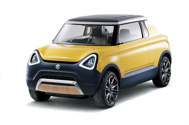 Suzuki Mighty Deck to koncept małego auta o nowoczesnej stylistyce. Przeznaczony jest głównie dla młodych osób, które lubią aktywnie spędzać czas / Fot. Suzuki