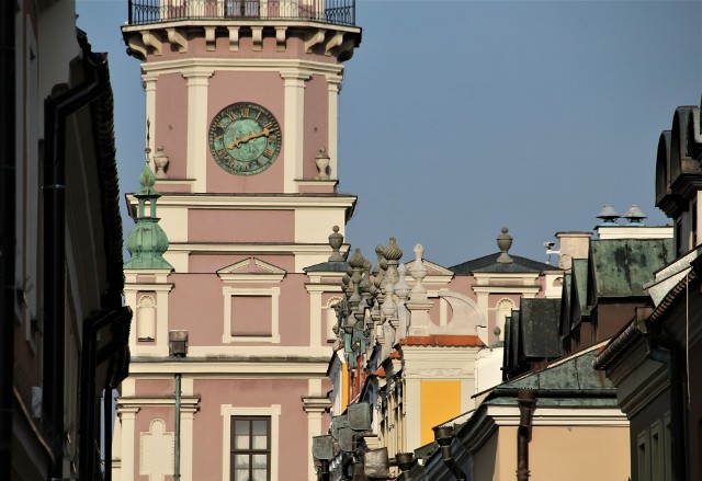 Naprawa jest potrzebna. Smukła wieża zamojskiego Ratusza – wraz z całą budowlą - jest jednym z symboli Zamościa. Została ona nakryta cebulastym hełmem i ma 52 metry wysokości. Znajduje się w niej mechanizm zegarowy. Jest on już podobno zużyty i wymaga renowacji.