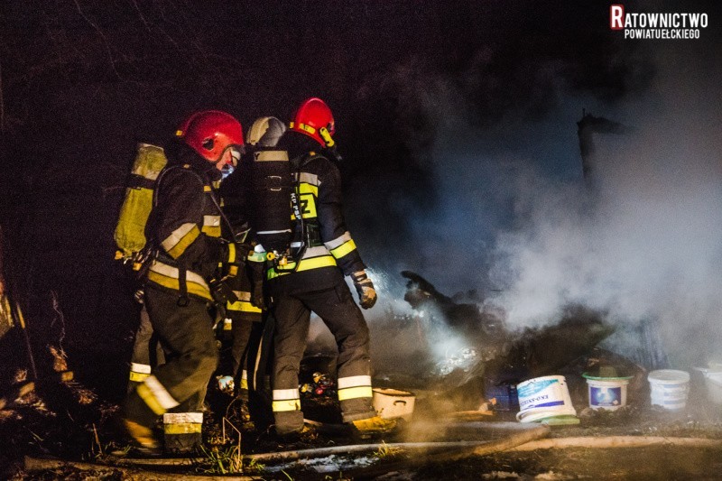 Gorłówko. Tragiczny pożar. Dach zawalił się do środka (zdjęcia)