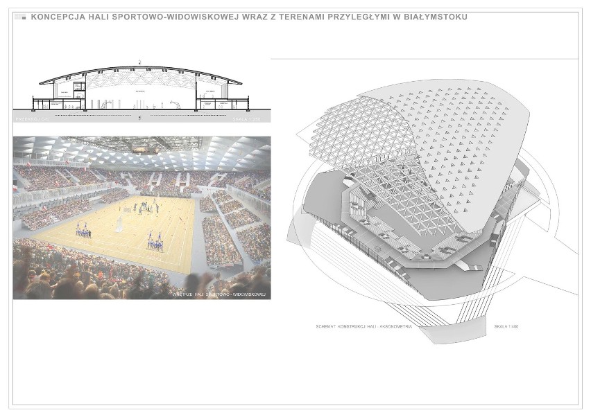 Hala widowiskowo-sportowa w Białymstoku powstanie na...