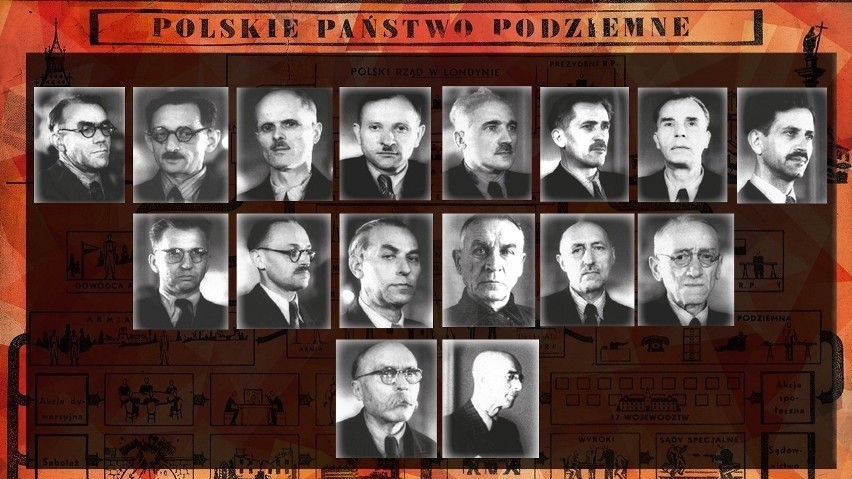 Aresztowani przywódcy Polskiego Państwa Podziemnego. Adam...