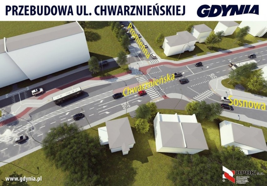 Po latach opóźnień jest przetarg na nową Chwarznieńską w Gdyni. Kosztować ma 70 mln zł