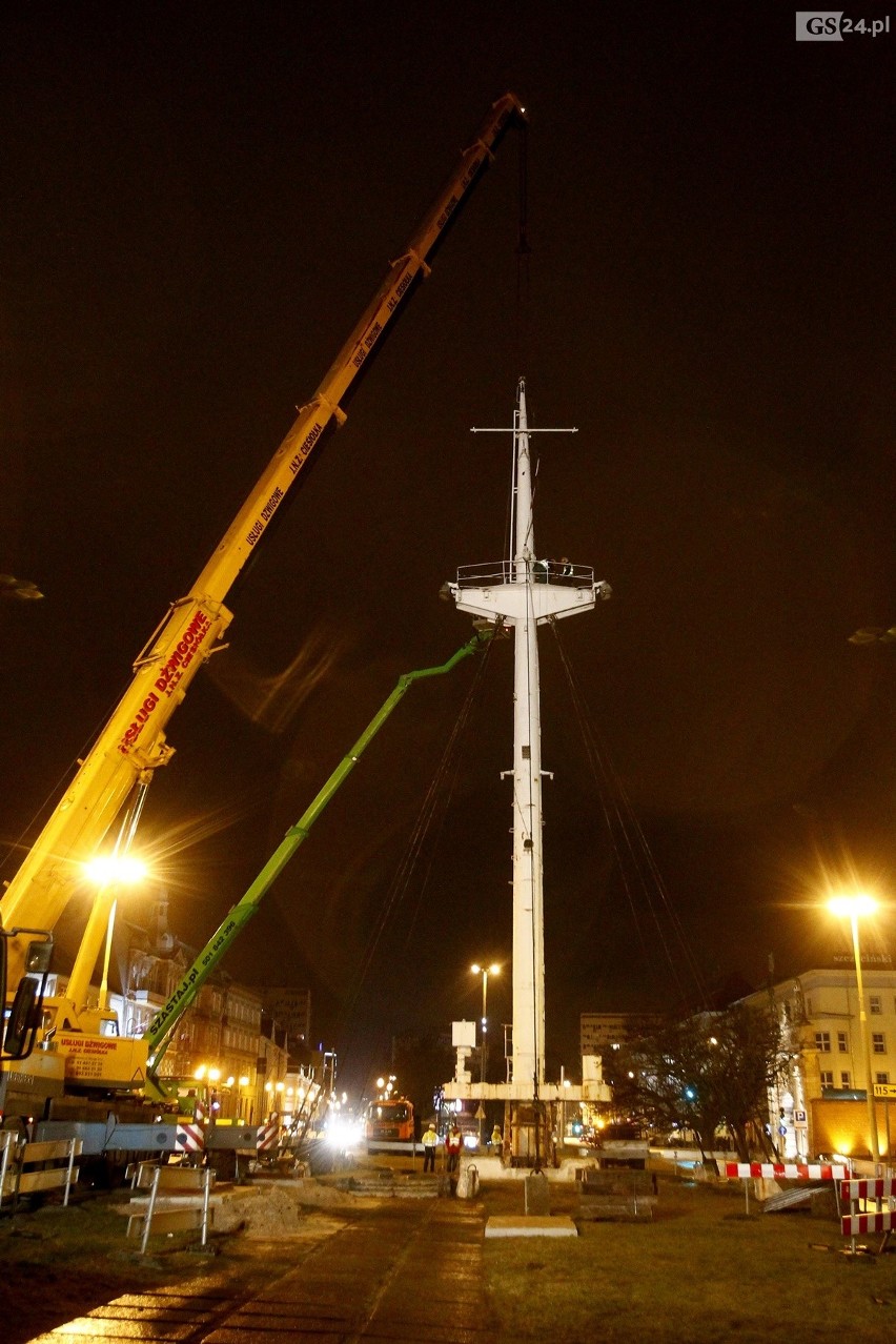 Wraca Maszt Maciejewicza. Stanie przy Lastadii. Cała operacja kosztować ma około 400 tys. zł