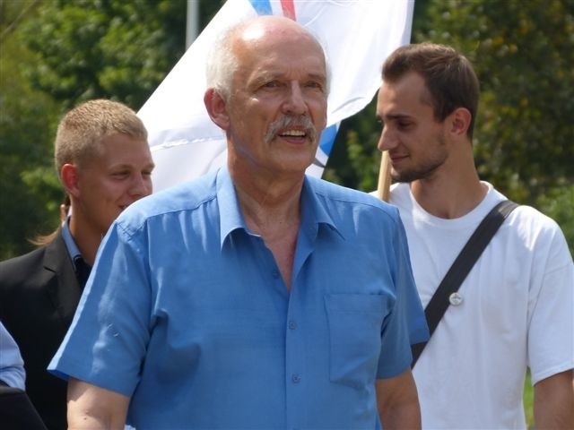 Janusz Korwin-Mikke w Ostrowcu