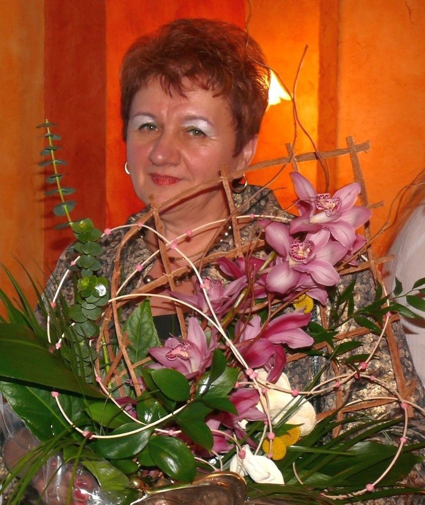 Dr Janina Karaś w 2009 roku podczas odebrania nagrody w...