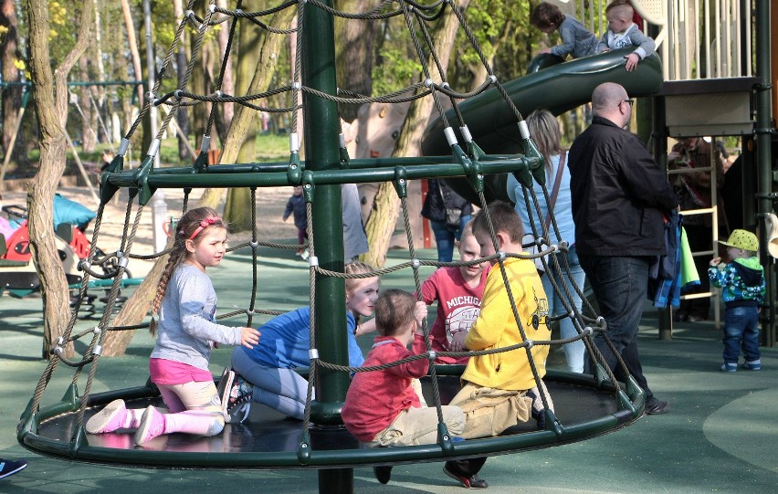 Korzystając z pięknej pogody grudziądzanie licznie...