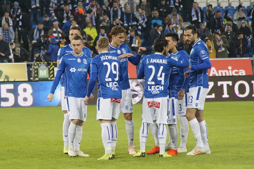 Lech Poznań - Zagłębie Lubin 1:2: Vujadinović bohaterem gości [RELACJA, ZDJĘCIA, WYNIK]