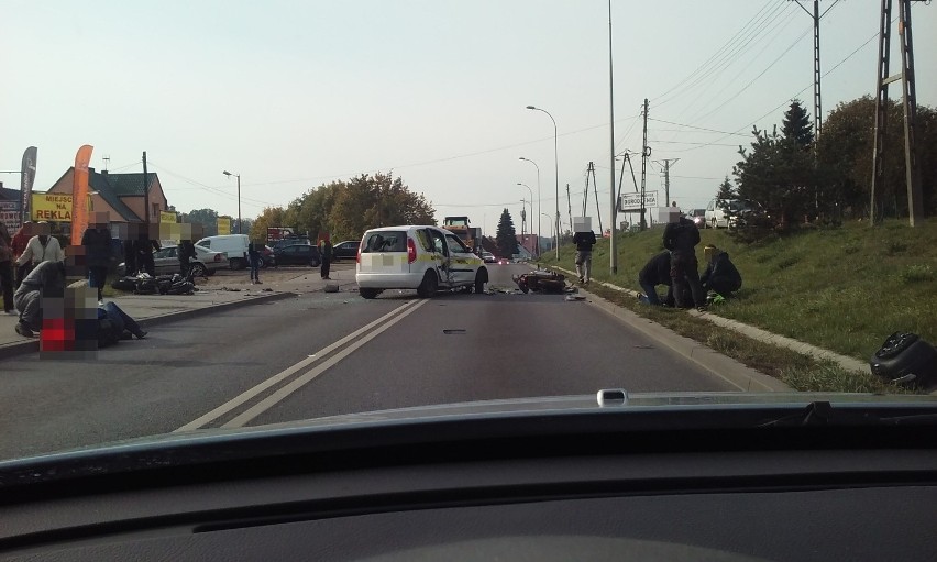 Wypadek na Świętokrzyskiej w Gdańsku