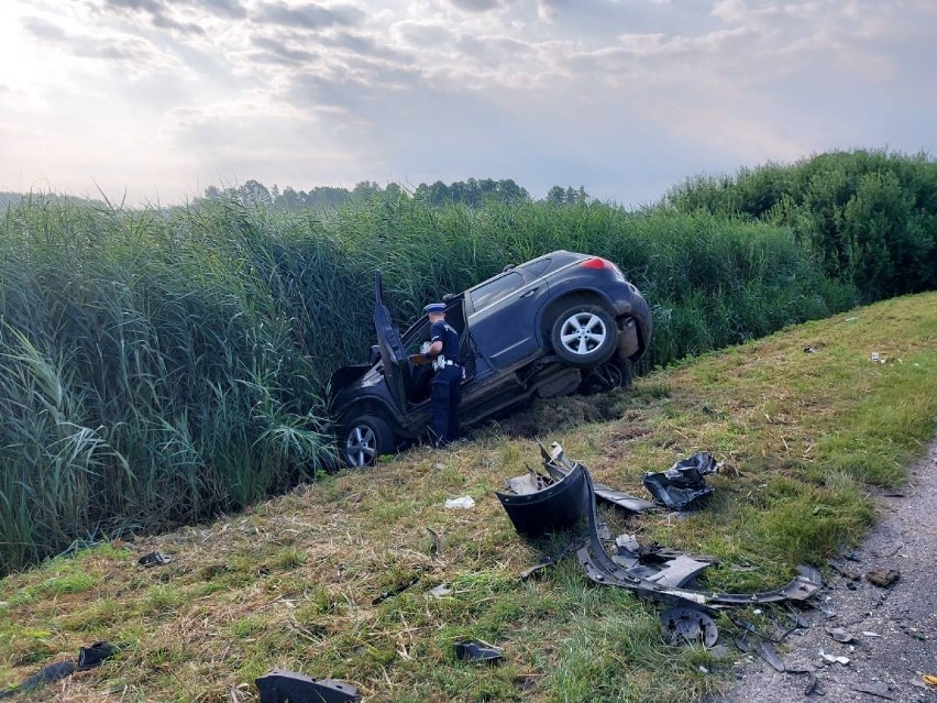 Wypadek koło RadomskaW wyniku wypadku koło Radomska do...