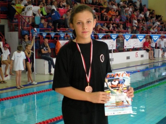 Magda Kowalska powróciła z zawodów z brązowym medalem.