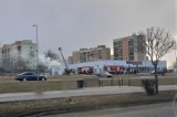 Dąbrowa Górnicza. Pożar marketu Intermarche w Gołonogu. Strażacy ewakuowali klientów