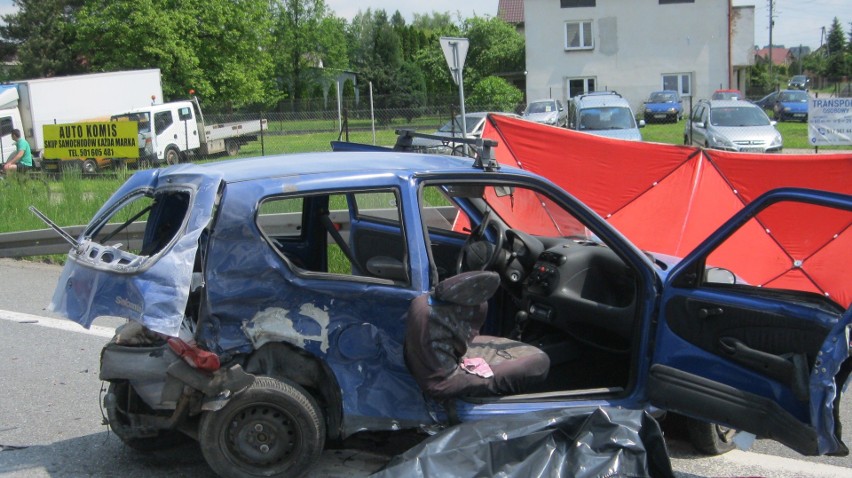 Wypadek w Miechowie