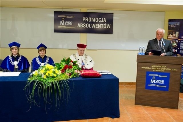 Promocja Absolwentów w MWSE w Tarnowie.