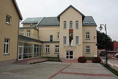 Widok centrum od zaplecza