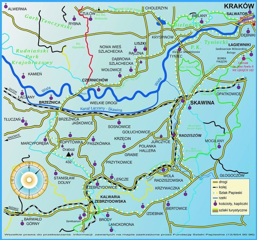 Szlaki Papieskie w Małopolsce (cz. 1). Kraków - Kalwaria Zebrzydowska