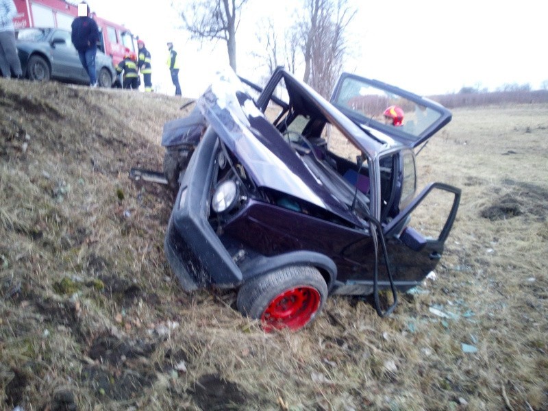 Na miejscu okazało się, iż samochód osobowy marki Volkswagen...