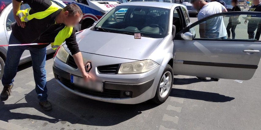 Wypadek w Mielnie przy sklepie Polo Market